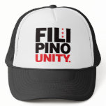 Filipino Unity - Red and Black Mesh Hats