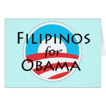 Filipinos for Obama Card