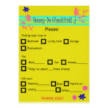 fill in honey-do list custom announcement