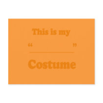 FILL IN THE BLANK COSTUME POSTCARDS