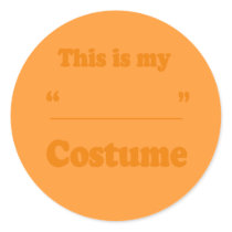 FILL IN THE BLANK COSTUME STICKER