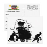 Fill-In-The-Blanks Moving Announcement Postcard