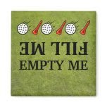 Fill me-empty me golf Dishwasher Magnets