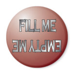 Fill me-Empty me red dishwasher magnet