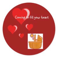 Fill your heart sticker