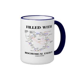 Filled With Biochemical Energy (Krebs Cycle) Ringer Coffee Mug