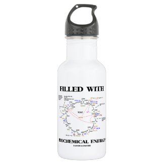 Filled With Biochemical Energy (Krebs Cycle) 18oz Water Bottle