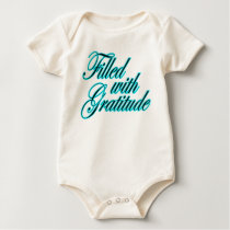 Filled with Gratitude loving cute baby shower gift t-shirts by loveandlight Filled with Gratitude loving cute baby shower gift t-shirts