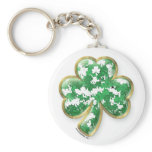 Filled with Luck Shamrock Keychains