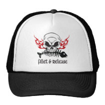 Fillet & Release Skull hats