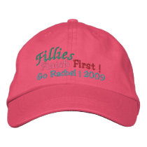 Fillies Finish FIRST ! embroidered hats