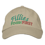 Fillies Finish FIRST - Horse Racing by SRF embroidered hats