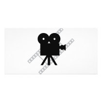 film camera icon custom photo card