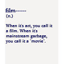 FILM DEFINITION t-shirts by domaniquepardue FILM DEFINITION t-shirts