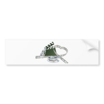 Film lover concept bumper stickers