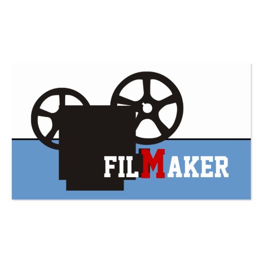 Film maker/director/Movie maker business cards (front side)
