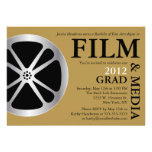 Film & Media Graduation Party Invitation