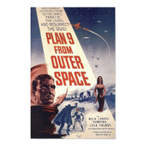 Film poster "Plan 9 from Outer Space" posters by 3DMOONMAN Film poster "Plan 9 from Outer Space" posters