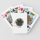 Film reel bicycle playing cards