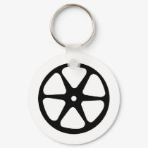 film reel icon keychains