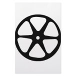 film reel icon customized stationery