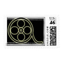 Film Reel Postage Stamp
