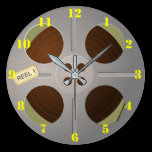 FILM REEL Wall Clock wall clocks
