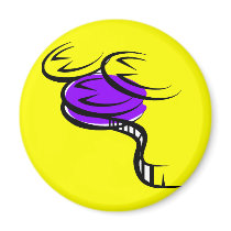 FILM REELS FRIDGE MAGNET
