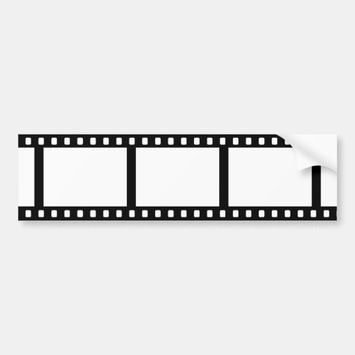 Film Strip Bumper Sticker Zazzle