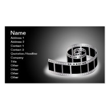 Film strip business card