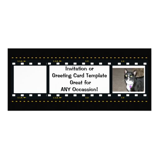 Film Strip-Customize Free Custom Announcements