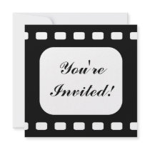 Film Strip Movie Birthday Party Custom Invitation
