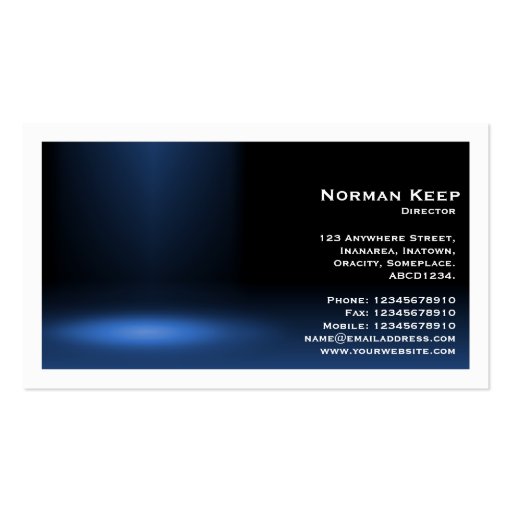 Film Trailer (Bordered) 02 Business Card (back side)