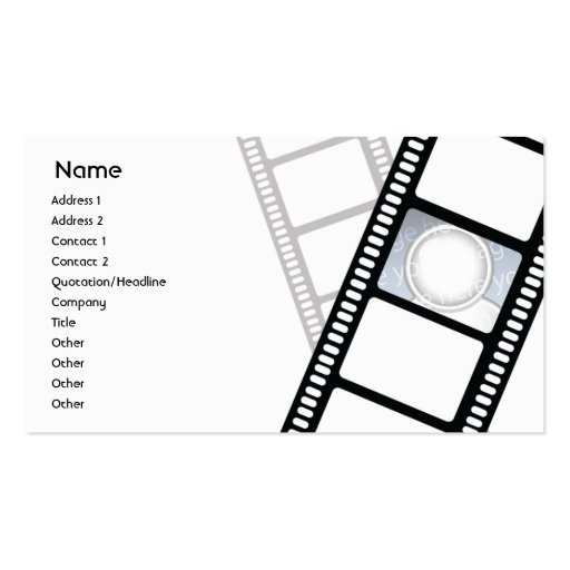 Filmstrip - Business Business Card