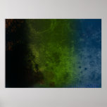 Filtered Distress Abstract posters