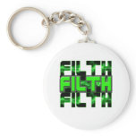 FILTH Music Dubstep Electro Rave Bass DJ FILTH keychains