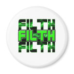 FILTH Music Dubstep Electro Rave Bass DJ FILTH magnets