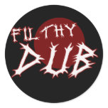 Filthy Dub Dubstep shirt stickers