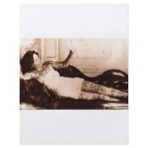 Fin de Siecle tattooed woman flyers by spyderfyngers Fin de Siecle tattooed woman flyers