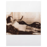 Fin de Siecle tattooed woman letterhead