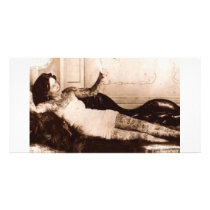 Fin de Siecle tattooed woman photo cards by spyderfyngers Fin de Siecle tattooed woman photo cards
