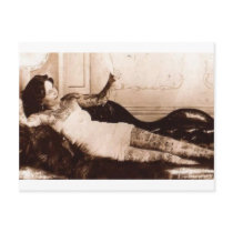 Fin de Siecle tattooed woman postcards