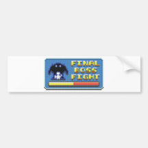 Final Boss Fight Logo Bumper Stickers