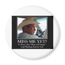 Final-BUSH-HAT.Miss-Meai Refrigerator Magnet