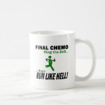 Final Chemo Run Like Hell - Kidney Cancer Mugs