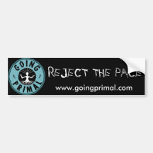 final-color-logo-rgb, REJECT THE PACE, www.goin... Bumper Sticker
