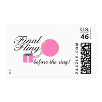 Final Fling Before The Ring Postage Stamps