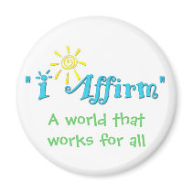 FINAL I Affirm logo, A world that works for all magnets