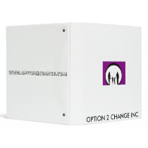 FINAL LOGO, OPTION 2 CHANGE INC. binders