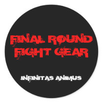FINAL ROUND FIGHT GEAR, INFINITAS ...STICKER by FinalRoundFG FINAL ROUND FIGHT GEAR, INFINITAS ...STICKER